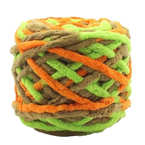 Chunky Yarn 500 G Chenille-Garn, Polyester, Veganes Grobes Garn, Jumbo-Garn, Strickmaterialien For Stricken Von Schals, Decken(42) von GIJMZY