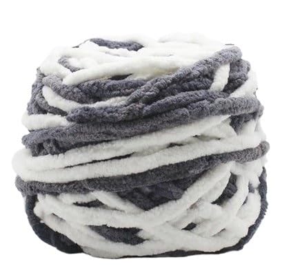 Chunky Yarn 500 G Chenille-Garn, Polyester, Veganes Grobes Garn, Jumbo-Garn, Strickmaterialien For Stricken Von Schals, Decken(45) von GIJMZY