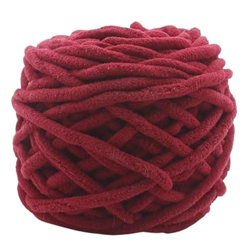 Chunky Yarn 500 G Chenille-Garn, Polyester, Veganes Grobes Garn, Jumbo-Garn, Strickmaterialien For Stricken Von Schals, Decken(46) von GIJMZY
