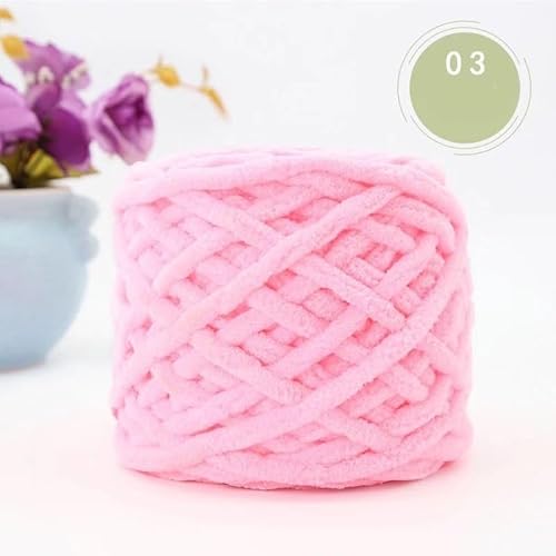 Chunky Yarn 500 g/Knäuel, gemischtes Garn, dicke Linie, Strickgarn, grobe Fäden, Bonbonfarben, weich, selbstgewebt, DIY-Schal, Pullover, handgefertigtes Stricken(Pink) von GIJMZY