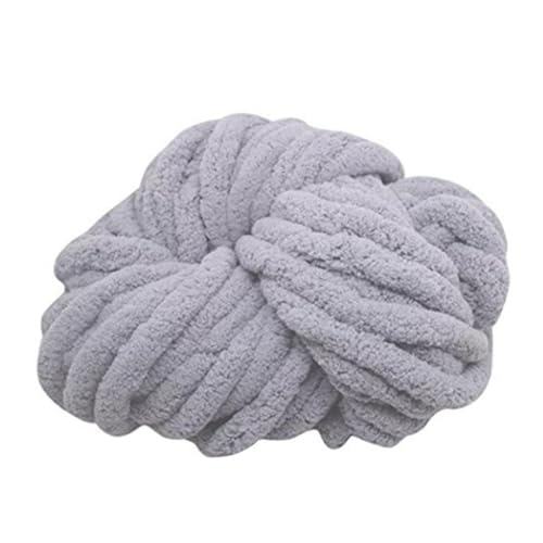 Chunky Yarn Mehrfarbige Chenille-Garne for Stricken und Häkeln, Decke, Kissen, klobige, dicke Linie, weiche, warme Häkelgarn-Schal-Linie(3C) von GIJMZY