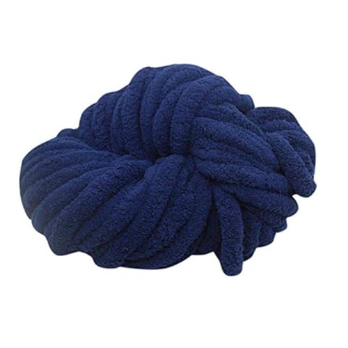 Chunky Yarn Mehrfarbige Chenille-Garne for Stricken und Häkeln, Decke, Kissen, klobige, dicke Linie, weiche, warme Häkelgarn-Schal-Linie(5C) von GIJMZY
