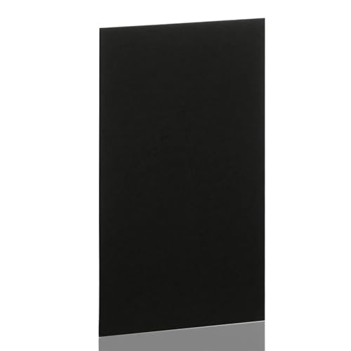Filz Stoff Farbige Filzunterlage, 3/5 mm, rutschfeste Stuhl- und Tischmatten, Selbstklebende Filzunterlage for Möbelbeine, kratzfester Bodenschutz, 21 x 30 cm, for Selberschneiden(Black,5mm) von GIJMZY