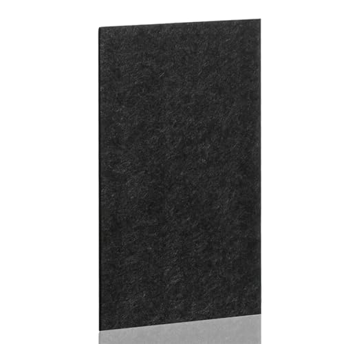 Filz Stoff Farbige Filzunterlage, 3/5 mm, rutschfeste Stuhl- und Tischmatten, Selbstklebende Filzunterlage for Möbelbeine, kratzfester Bodenschutz, 21 x 30 cm, for Selberschneiden(Dark Grey,5mm) von GIJMZY