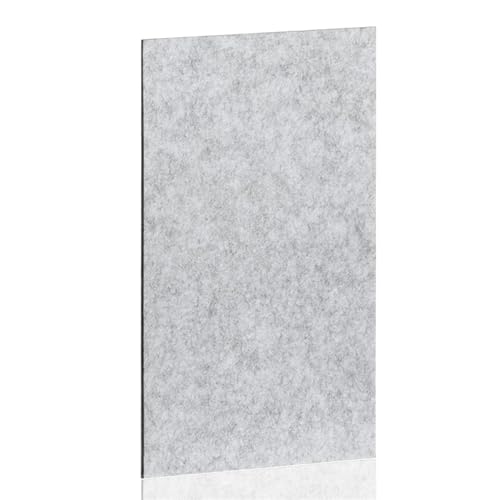 Filz Stoff Farbige Filzunterlage, 3/5 mm, rutschfeste Stuhl- und Tischmatten, Selbstklebende Filzunterlage for Möbelbeine, kratzfester Bodenschutz, 21 x 30 cm, for Selberschneiden(Grey,3mm) von GIJMZY