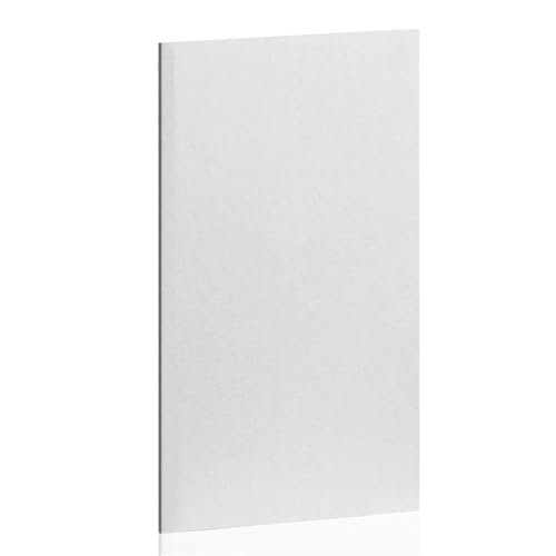 Filz Stoff Farbige Filzunterlage, 3/5 mm, rutschfeste Stuhl- und Tischmatten, Selbstklebende Filzunterlage for Möbelbeine, kratzfester Bodenschutz, 21 x 30 cm, for Selberschneiden(White,5mm) von GIJMZY
