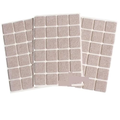 Filz Stoff Farbige Filzunterlage, verdickte, Selbstklebende Stuhlbeinpolster aus Filz, Bodenschutz, Möbelbeine, Tischbeinabdeckungen, runde Anti-Rutsch-Pads(22x22mm-72pcs) von GIJMZY