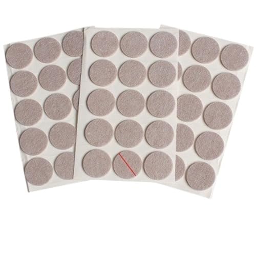 Filz Stoff Farbige Filzunterlage, verdickte, Selbstklebende Stuhlbeinpolster aus Filz, Bodenschutz, Möbelbeine, Tischbeinabdeckungen, runde Anti-Rutsch-Pads(28mm-45pcs) von GIJMZY