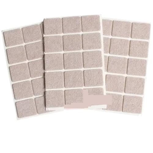 Filz Stoff Farbige Filzunterlage, verdickte, Selbstklebende Stuhlbeinpolster aus Filz, Bodenschutz, Möbelbeine, Tischbeinabdeckungen, runde Anti-Rutsch-Pads(30x27mm-45pcs) von GIJMZY
