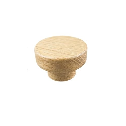 GIJMZY Holzgriffe Für Schränke 2 Stück Holz-Möbelgriffe, Eiche, Nussbaum, Knauf, Holz-T-Bar, Kleiderschrankgriffe, luxuriöse Dekoration, Holzmöbel-Hardware(40x25mm-A) von GIJMZY
