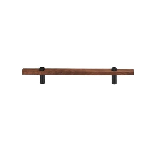 GIJMZY Holzgriffe Für Schränke 2 Stück Möbelgriffe aus Walnussholz, lang, modern, for Schrank, Kleiderschrank, Kommode, Schuhkarton, Weinbar, Schublade, Schrank(L200xW22.5xH36xC128mm-D) von GIJMZY