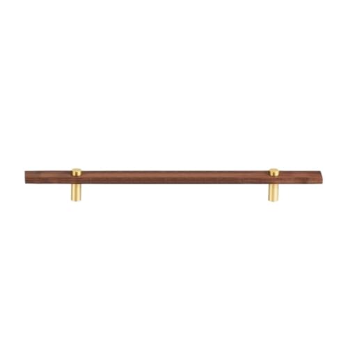 GIJMZY Holzgriffe Für Schränke 2 Stück Möbelgriffe aus Walnussholz, lang, modern, for Schrank, Kleiderschrank, Kommode, Schuhkarton, Weinbar, Schublade, Schrank(L250xW22.5xH36xC160mm-A) von GIJMZY
