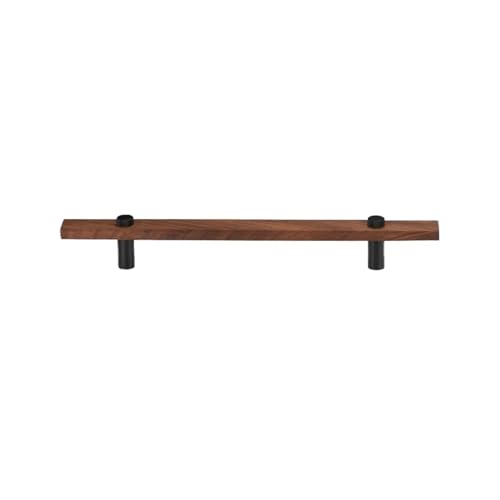 GIJMZY Holzgriffe Für Schränke 2 Stück Möbelgriffe aus Walnussholz, lang, modern, for Schrank, Kleiderschrank, Kommode, Schuhkarton, Weinbar, Schublade, Schrank(L250xW22.5xH36xC160mm-D) von GIJMZY