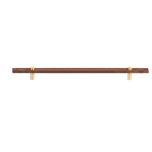 GIJMZY Holzgriffe Für Schränke 2 Stück Möbelgriffe aus Walnussholz, lang, modern, for Schrank, Kleiderschrank, Kommode, Schuhkarton, Weinbar, Schublade, Schrank(L320xW22.5xH36xC224mm-A) von GIJMZY