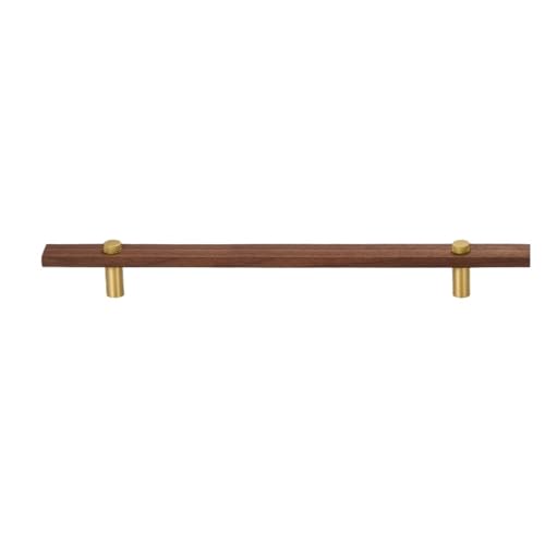 GIJMZY Holzgriffe Für Schränke 2 Stück Möbelgriffe aus Walnussholz, lang, modern, for Schrank, Kleiderschrank, Kommode, Schuhkarton, Weinbar, Schublade, Schrank(L320xW22.5xH36xC224mm-B) von GIJMZY