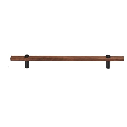 GIJMZY Holzgriffe Für Schränke 2 Stück Möbelgriffe aus Walnussholz, lang, modern, for Schrank, Kleiderschrank, Kommode, Schuhkarton, Weinbar, Schublade, Schrank(L320xW22.5xH36xC224mm-D) von GIJMZY