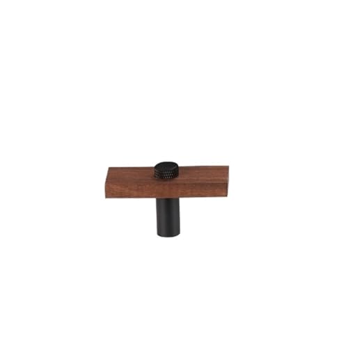 GIJMZY Holzgriffe Für Schränke 2 Stück Möbelgriffe aus Walnussholz, lang, modern, for Schrank, Kleiderschrank, Kommode, Schuhkarton, Weinbar, Schublade, Schrank(L60xW22.5xH36mm-D) von GIJMZY