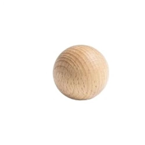 GIJMZY Holzgriffe Für Schränke 2 Stück halbkreisförmige Holzknöpfe, Schubladengriffe, Buche, Küchenschrankgriffe, einfache Möbelbeschläge(35mm-A) von GIJMZY