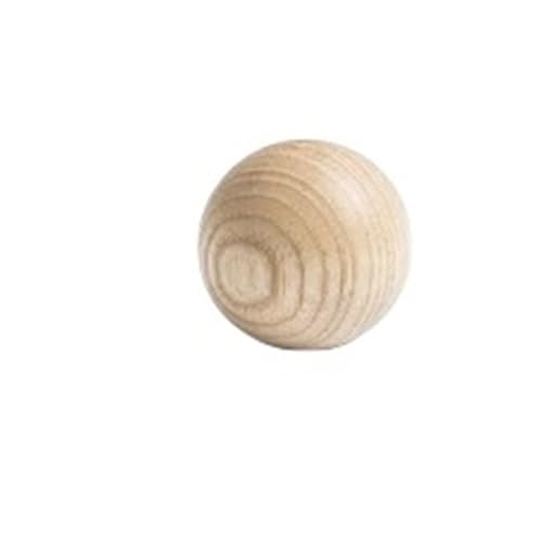 GIJMZY Holzgriffe Für Schränke 2 Stück halbkreisförmige Holzknöpfe, Schubladengriffe, Buche, Küchenschrankgriffe, einfache Möbelbeschläge(35mm-C) von GIJMZY