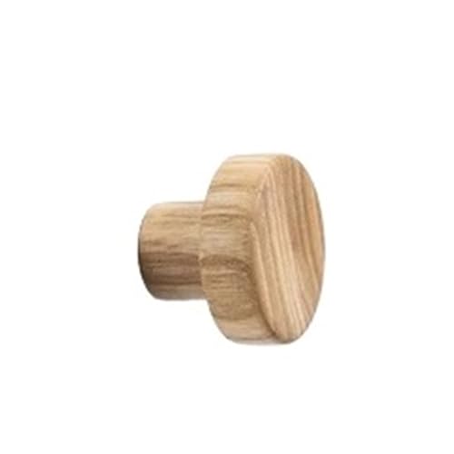 GIJMZY Holzgriffe Für Schränke 2 Stück halbkreisförmige Holzknöpfe, Schubladengriffe, Buche, Küchenschrankgriffe, einfache Möbelbeschläge(35x17x26mm-B) von GIJMZY
