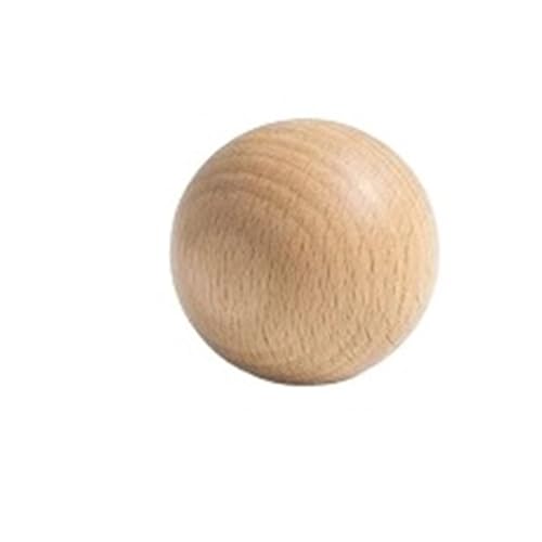 GIJMZY Holzgriffe Für Schränke 2 Stück halbkreisförmige Holzknöpfe, Schubladengriffe, Buche, Küchenschrankgriffe, einfache Möbelbeschläge(40mm-A) von GIJMZY