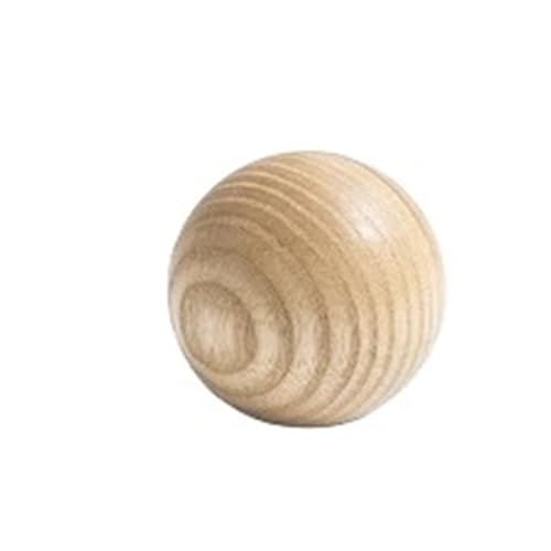 GIJMZY Holzgriffe Für Schränke 2 Stück halbkreisförmige Holzknöpfe, Schubladengriffe, Buche, Küchenschrankgriffe, einfache Möbelbeschläge(40mm-C) von GIJMZY