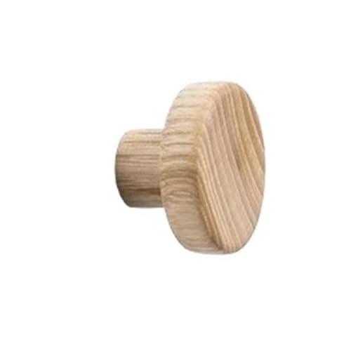 GIJMZY Holzgriffe Für Schränke 2 Stück halbkreisförmige Holzknöpfe, Schubladengriffe, Buche, Küchenschrankgriffe, einfache Möbelbeschläge(40x18x26mm-B) von GIJMZY