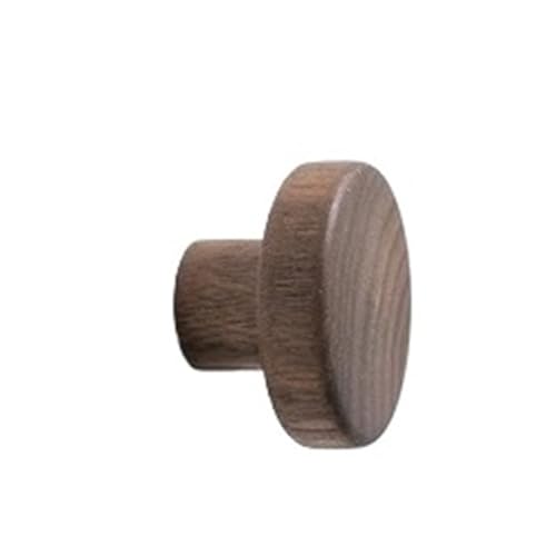 GIJMZY Holzgriffe Für Schränke 2 Stück halbkreisförmige Holzknöpfe, Schubladengriffe, Buche, Küchenschrankgriffe, einfache Möbelbeschläge(40x18x26mm-D) von GIJMZY