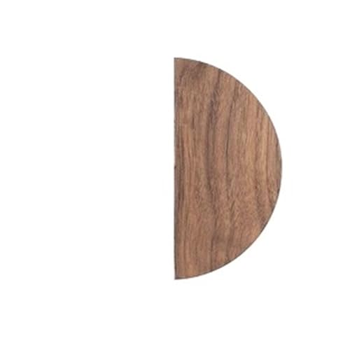 GIJMZY Holzgriffe Für Schränke 2 Stück halbkreisförmige Holzknöpfe, Schubladengriffe, Buche, Küchenschrankgriffe, einfache Möbelbeschläge(L100xW47xH30xC32mm-B) von GIJMZY