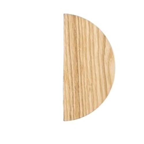 GIJMZY Holzgriffe Für Schränke 2 Stück halbkreisförmige Holzknöpfe, Schubladengriffe, Buche, Küchenschrankgriffe, einfache Möbelbeschläge(L100xW47xH30xC32mm-D) von GIJMZY