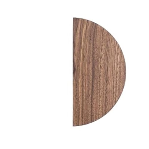 GIJMZY Holzgriffe Für Schränke 2 Stück halbkreisförmige Holzknöpfe, Schubladengriffe, Buche, Küchenschrankgriffe, einfache Möbelbeschläge(L140xW85xH30xC64mm-B) von GIJMZY