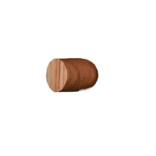 GIJMZY Holzgriffe Für Schränke Runde Zugknöpfe aus Holz, Holzkommode, Schublade, Kleiderschrank, Griff und Knöpfe for Schrankgriff, Möbelbeschläge(18x26mm-A) von GIJMZY