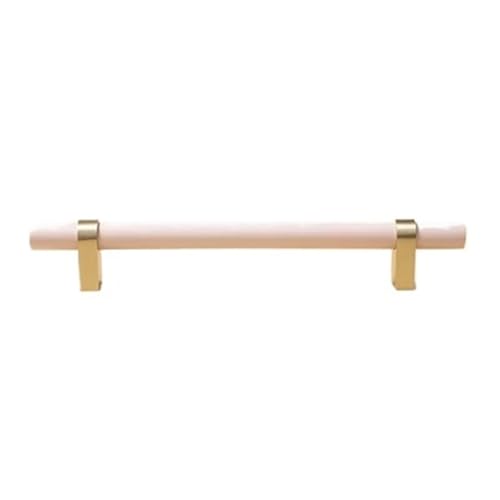 Holzgriffe Für Schränke 2 Stück Holzknäufe und Griffe, goldene Metall-Schubladengriffe, Schranktürknöpfe, Messing-Möbelbeschläge(L220xW14xH35xC160mm-B) von GIJMZY