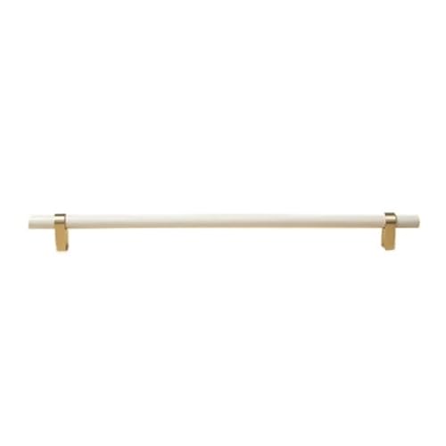 Holzgriffe Für Schränke 2 Stück Holzknäufe und Griffe, goldene Metall-Schubladengriffe, Schranktürknöpfe, Messing-Möbelbeschläge(L376xW14xH35xC320mm-A) von GIJMZY