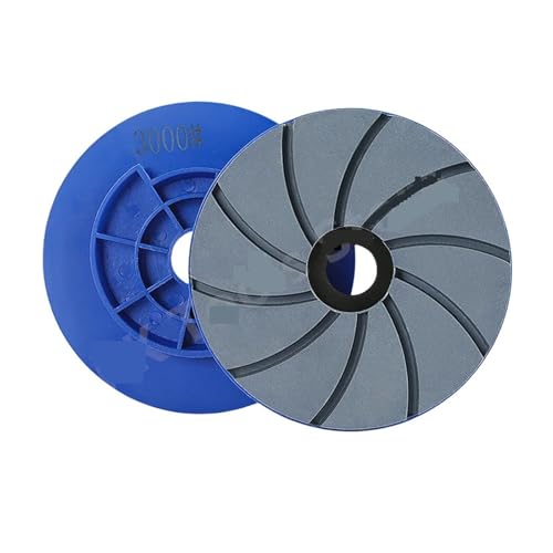 GIKKEPXKL Polierpad, 2 Stück, Polierpads mit Diamantrand, für Marmor- und Keramikböden, 10,2 cm, 5,16 cm, 6 Zoll (3000,6 Zoll) von GIKKEPXKL