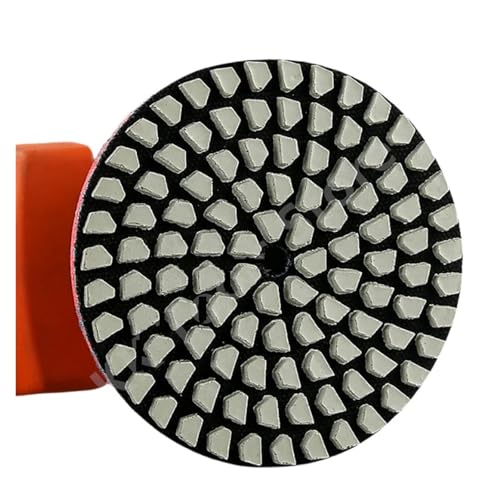 Polierpad 7 Stück 3/4 Zoll Diamant Trockenpolierpads weiche Schleifpads für Granit Marmor Stein Schleifen Polieren Schleifwerkzeug (3000,7 PCS_3 INCHES) von GIKKEPXKL