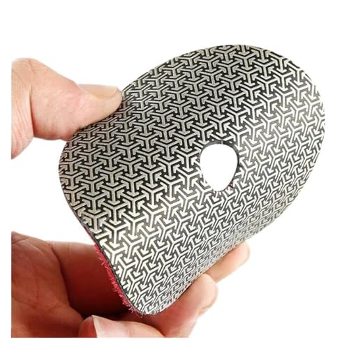 Polierpad für Diamantschleifscheibe 2"/3"/4"/5"/6" Marmorfliesen Platte Glas Kante Stein Abschrägung Schleifpad Zum Polieren Schleifwerkzeug (400,3 PCS_4 INCHES) von GIKKEPXKL