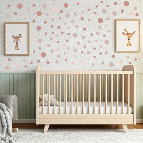 140 Stück Wandaufkleber, selbstklebend, für Schlafzimmer, Punkte, Kinderzimmer-Wandaufkleber, rosa Wandaufkleber für Mädchen- und Jungenzimmer, Kinderzimmer-Dekoration. 140 Stück Wandaufkleber, selbstklebend, für Schlafzimmer, Punkte, Kinderzimmer-Wandaufkleber, rosa Wandaufkleber für Mädchen- und Jungenzimmer, Kinderzimmer-Dekoration. von GIKPAX