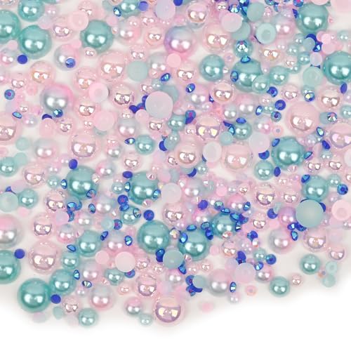 30 g Schmucksteine zum Basteln, gemischte blaue Strasssteine, flache Perlen in verschiedenen Größen, blaue Kunstharz-Schmucksteine für DIY-Nagel-Make-up, Kunsthandwerk, Scrapbooking, Verzierungen 30 g Schmucksteine zum Basteln, gemischte blaue Strasssteine, flache Perlen in verschiedenen Größen, blaue Kunstharz-Schmucksteine für DIY-Nagel-Make-up, Kunsthandwerk, Scrapbooking, Verzierungen von GIKPAX