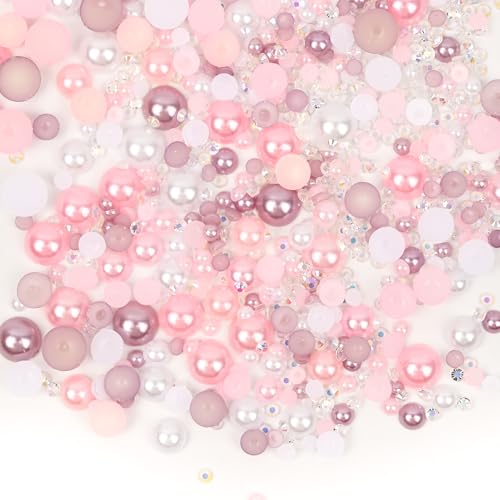 30 g Schmucksteine zum Basteln, gemischte rosa Strasssteine, flache Perlen in verschiedenen Größen, rosa Kunstharz-Schmucksteine für DIY-Nagel-Make-up, Kunsthandwerk, Scrapbooking, Verzierungen 30 g Schmucksteine zum Basteln, gemischte rosa Strasssteine, flache Perlen in verschiedenen Größen, rosa Kunstharz-Schmucksteine für DIY-Nagel-Make-up, Kunsthandwerk, Scrapbooking, Verzierungen von GIKPAX