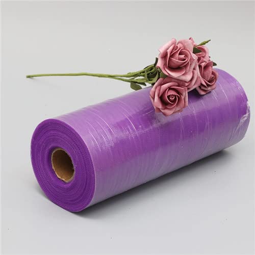 30 cm 100 Yds Tüllrolle Spool Stoff für Babyparty Tisch Rock Hochzeit Party Dekorationen Organza Stoff festliche Dekoration liefert-dp lila 30 cm 100 Yds Tüllrolle Spool Stoff für Babyparty Tisch Rock Hochzeit Party Dekorationen Organza Stoff festliche Dekoration liefert-dp lila von GILAYAS