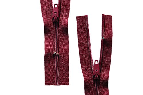 Reißverschluss bordeaux rot für Bettwäsche Kopfkissen Bettbezüge schließbare Länge 70 cm Reißverschluss bordeaux rot für Bettwäsche Kopfkissen Bettbezüge schließbare Länge 70 cm von GIM
