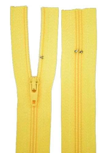 Reißverschluss helles gelb für Bettwäsche Kopfkissen Bettbezüge schließbare Länge 150 cm von GIM