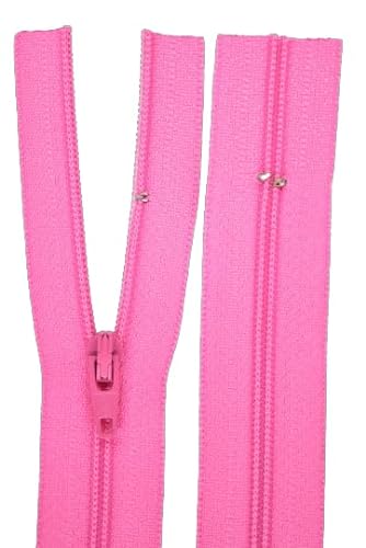 Reißverschluss rosa für Bettwäsche Kopfkissen Bettbezüge schließbare Länge 120 cm von GIM