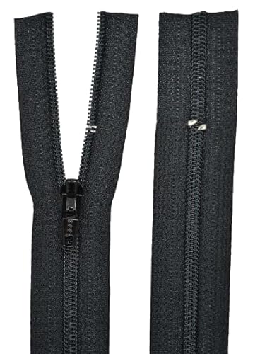 Reißverschluss schwarz für Bettwäsche Kopfkissen Bettbezüge schließbare Länge 70 cm von GIM