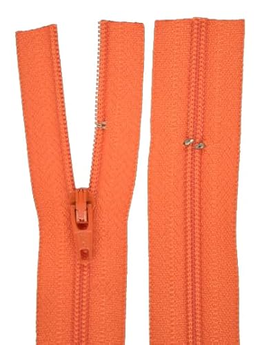 Reißverschluss orange für Bettwäsche Kopfkissen Bettbezüge schließbare Länge 180 cm von GIM