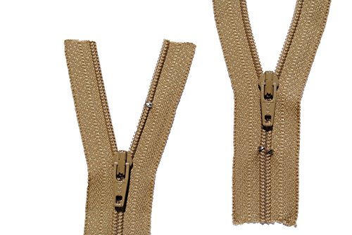 Reißverschluss dunkelbeige für Bettwäsche Kopfkissen Bettbezüge schließbare Länge 80 cm Reißverschluss dunkelbeige für Bettwäsche Kopfkissen Bettbezüge schließbare Länge 80 cm von GIM