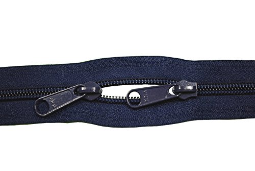 Reißverschluss für Taschen, Rucksäcke, Zelte u.s.w. dunkelblau 60 cm lang 5 mm Spirale mit 2 Schieber Reißverschluss für Taschen, Rucksäcke, Zelte u.s.w. dunkelblau 60 cm lang 5 mm Spirale mit 2 Schieber von GIM
