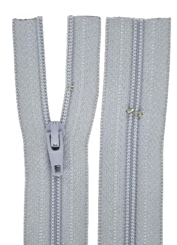 Reißverschluss hell grau für Bettwäsche Kopfkissen Bettbezüge schließbare Länge 170 cm von GIM