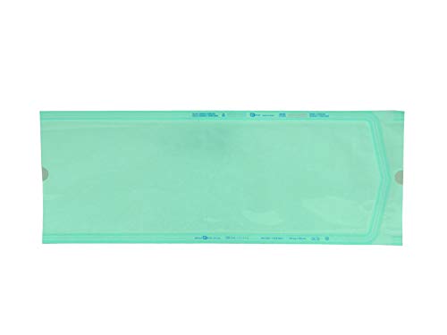 Eline - Nicht selbstversiegelnde Flachbeutel, für Dampfsterilisation oder ETO, aus Kraftpapier und medizinischer Folie, Außen-/Innenmaße in mm: 150x400/128x385, 1000 Stück Eline - Nicht selbstversiegelnde Flachbeutel, für Dampfsterilisation oder ETO, aus Kraftpapier und medizinischer Folie, Außen-/Innenmaße in mm: 150x400/128x385, 1000 Stück von GIMA